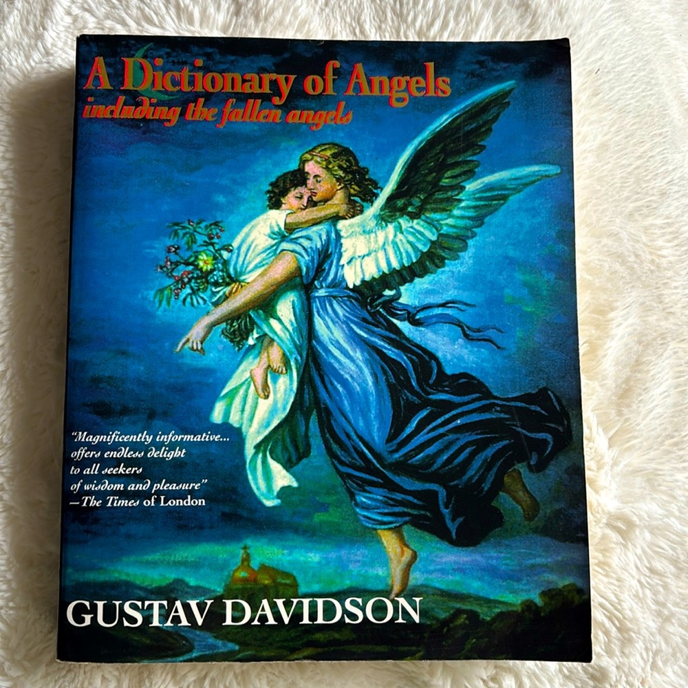 Dictionary of Angels by Gustav Davidson (1994, Trade Paperback)